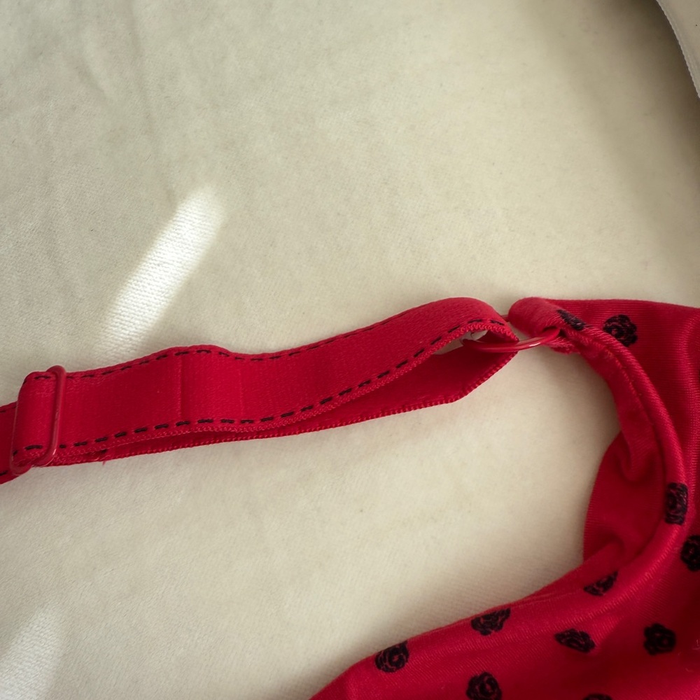 Red off cherry Color Bra - Picture 5 of 7